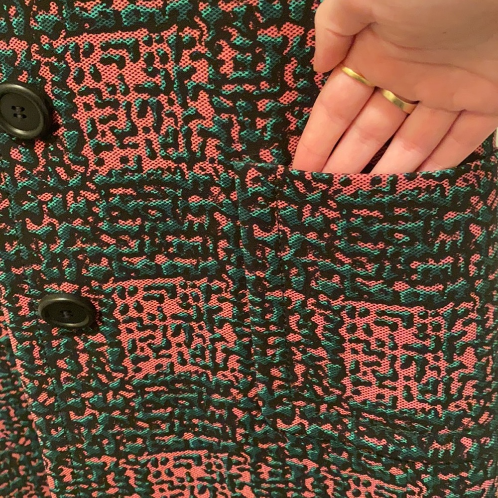 *NBW*  PRADA  Multicolor Patterned  Long Vest - Picture 5 of 7